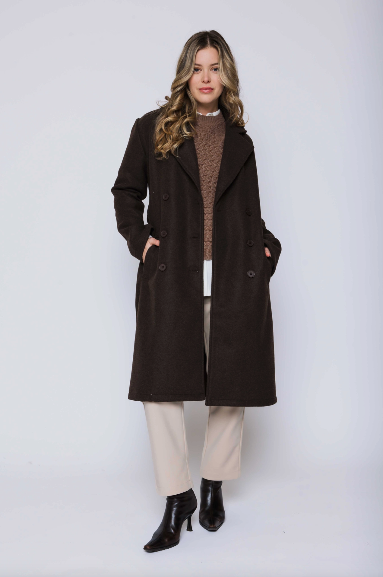 Aiden-Long Coat (Coffee)