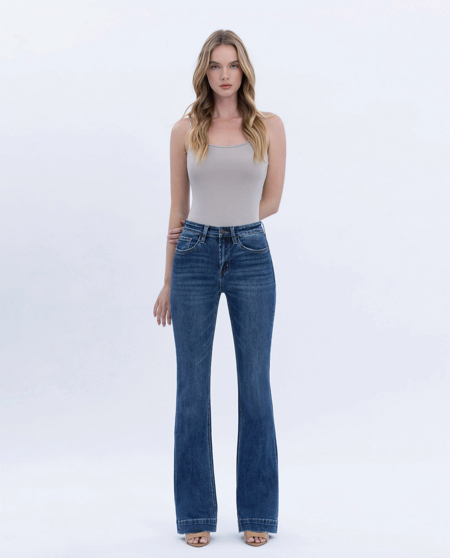Skylar High Rise Trouser Hem Bootcut (Sustainability)