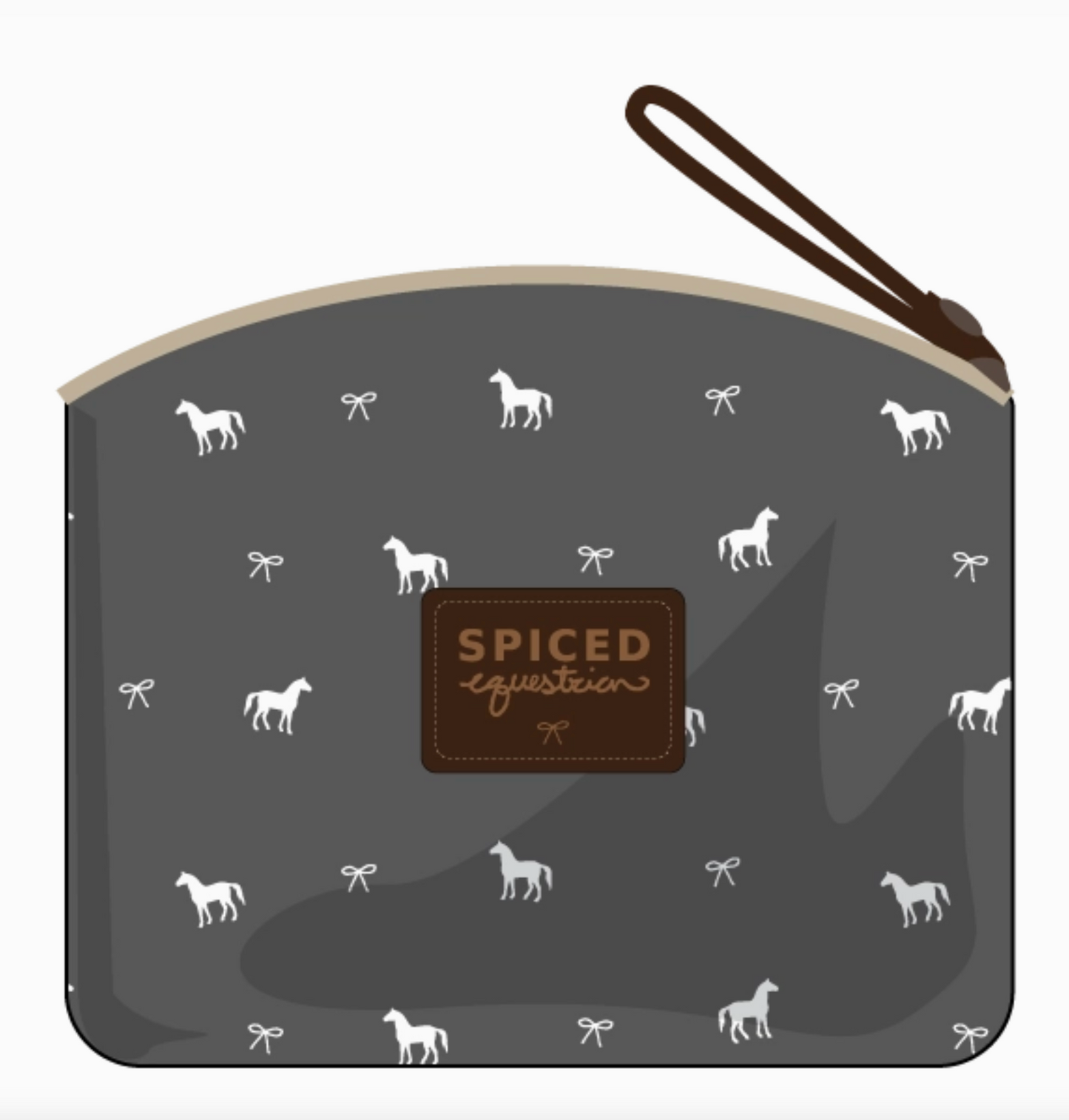 Pony Print Makeup bags