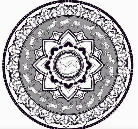 Mandala Roundie Towel