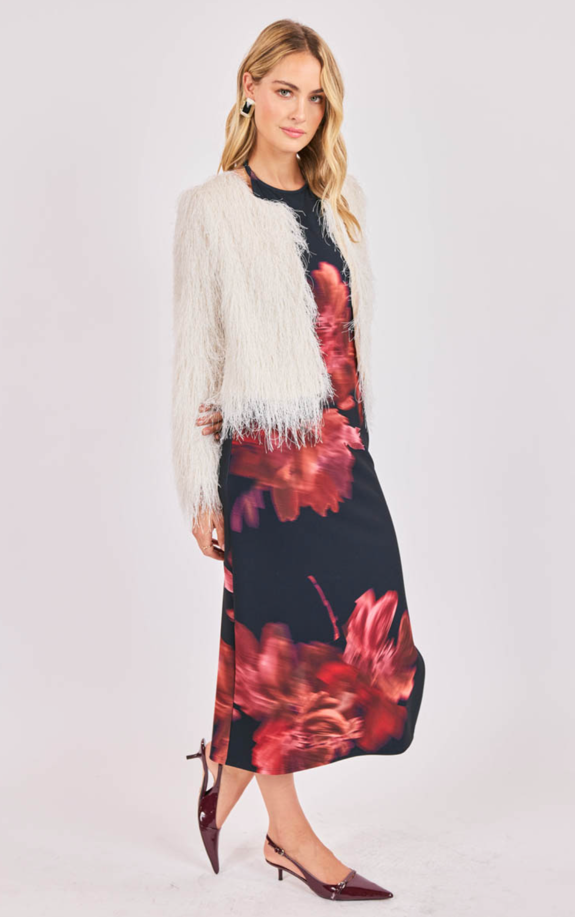 Angel Wings Fringe Jacket (Ivory)