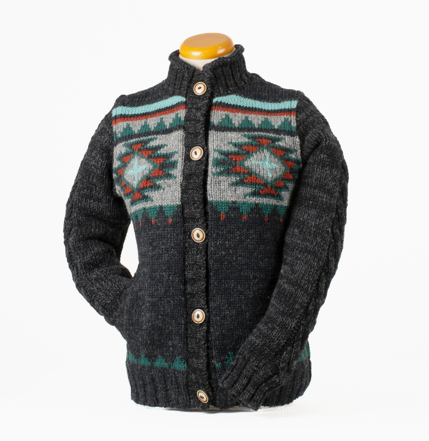 Brush Creek Wool Sweater – Western Knit Button Cardigan