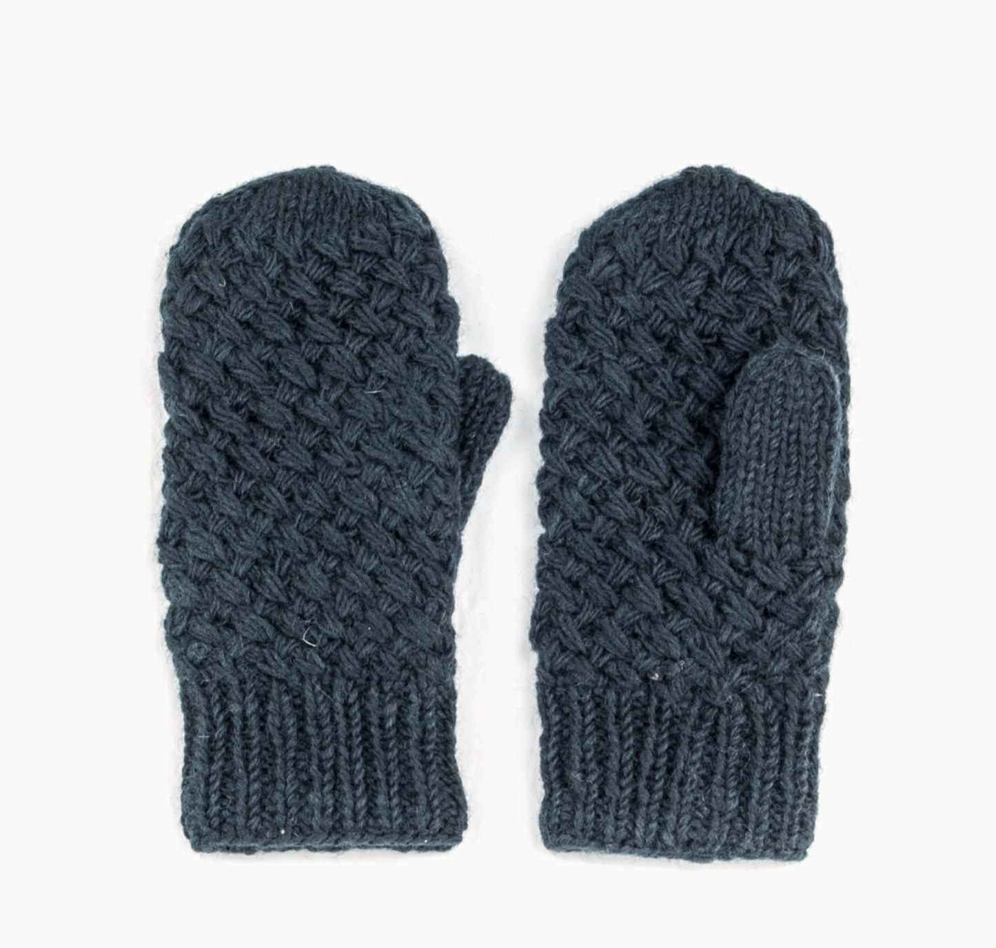 Palermo Wool Mittens with Textured Stitch
