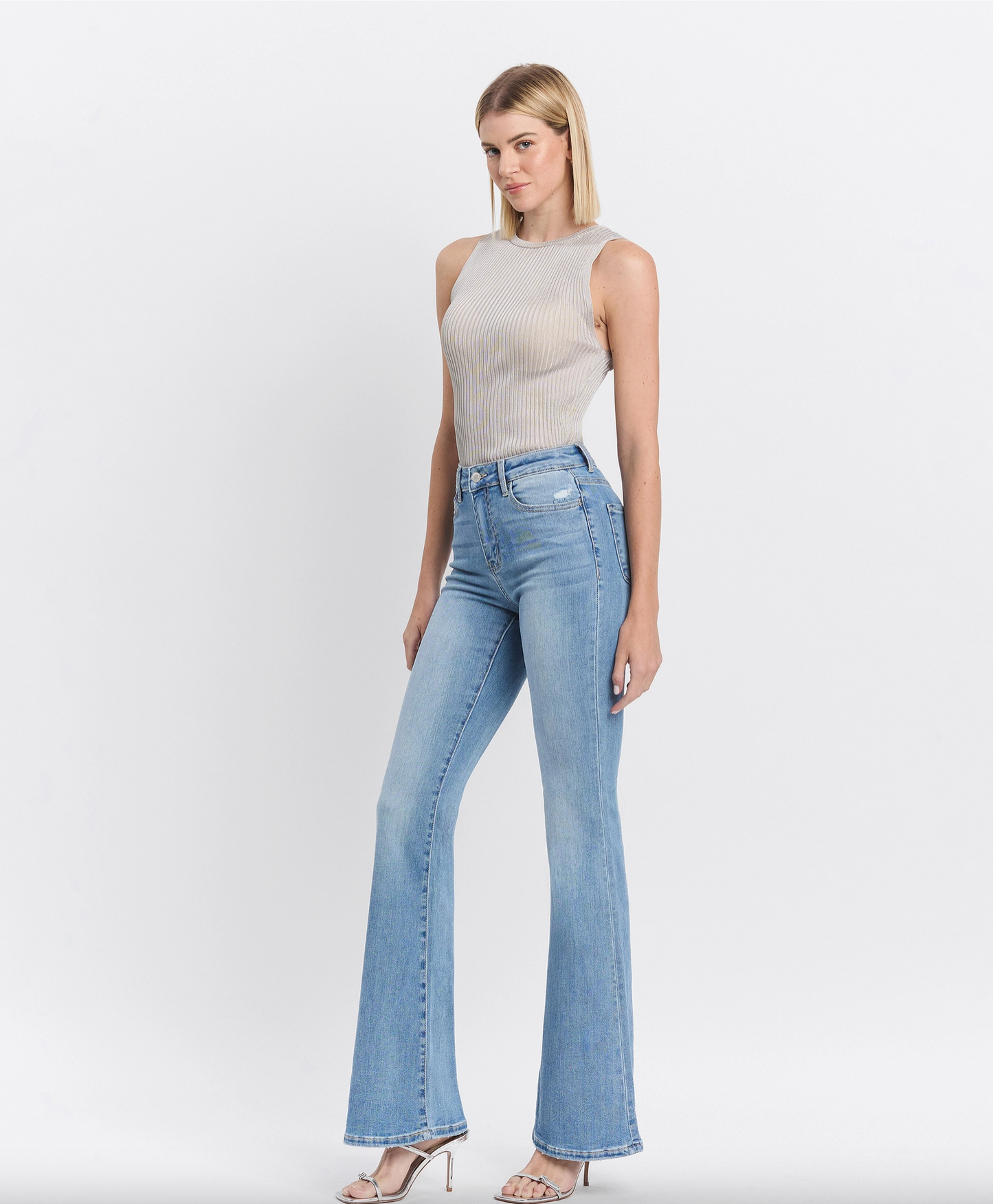 Bella High Rise Long Flare