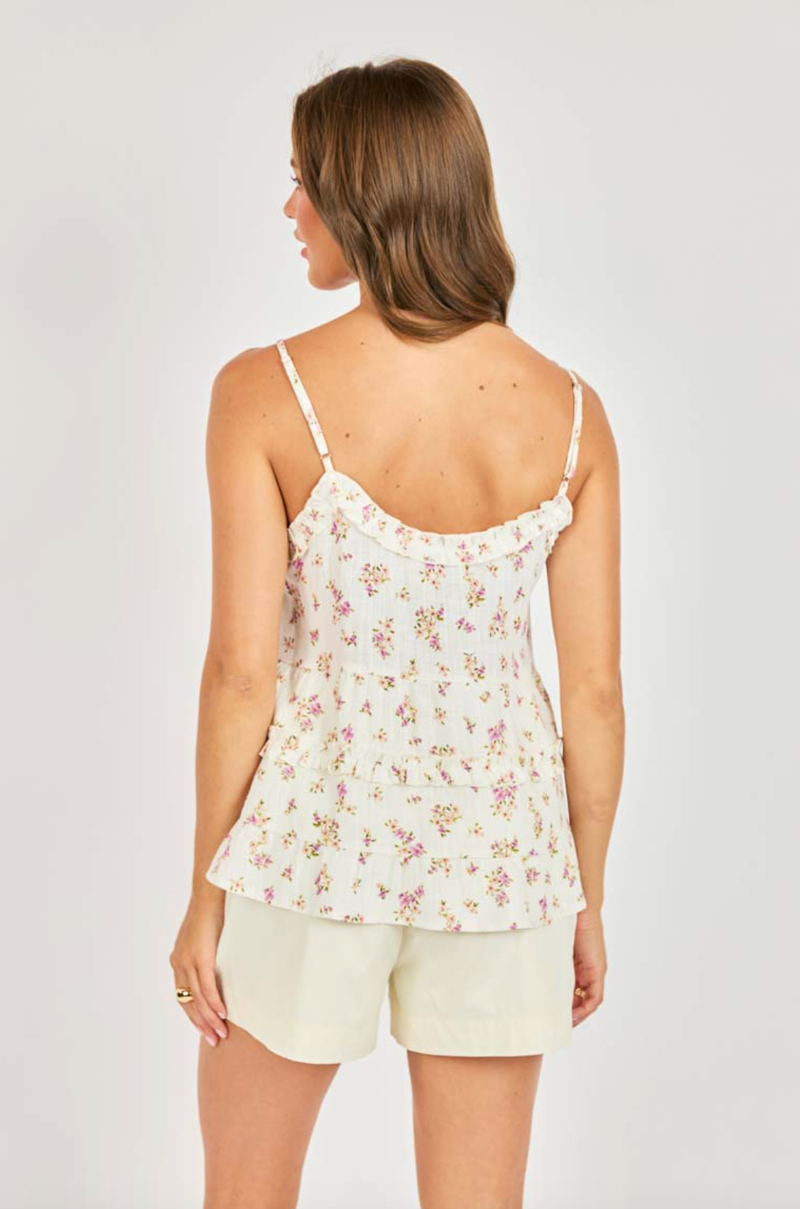 Bouquet Ruffle Cami