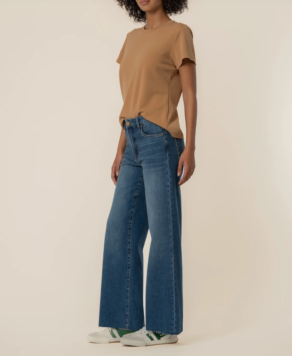 Meg High Rise Wide Leg, Long Seam (Rad)