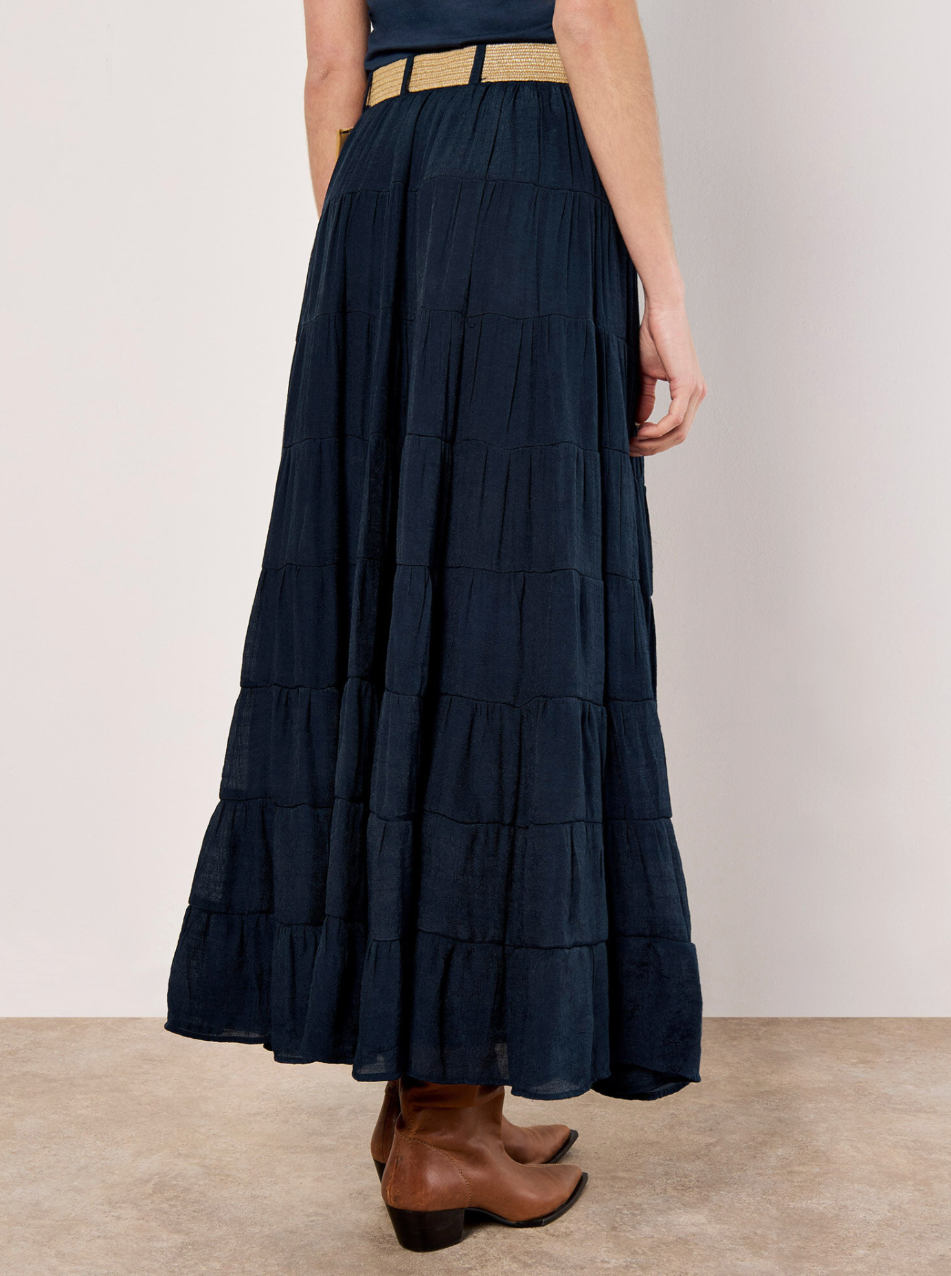Tiered Maxi Skirt