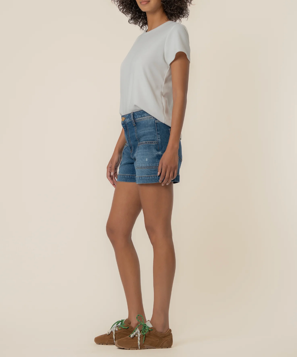 Jane High Rise Short in True Wash