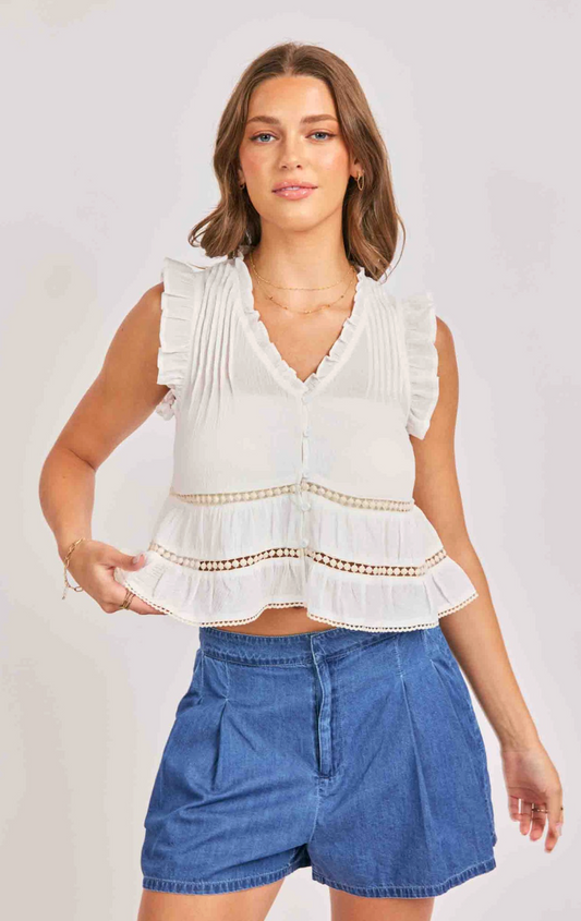 Rosabelle Ruffle Top