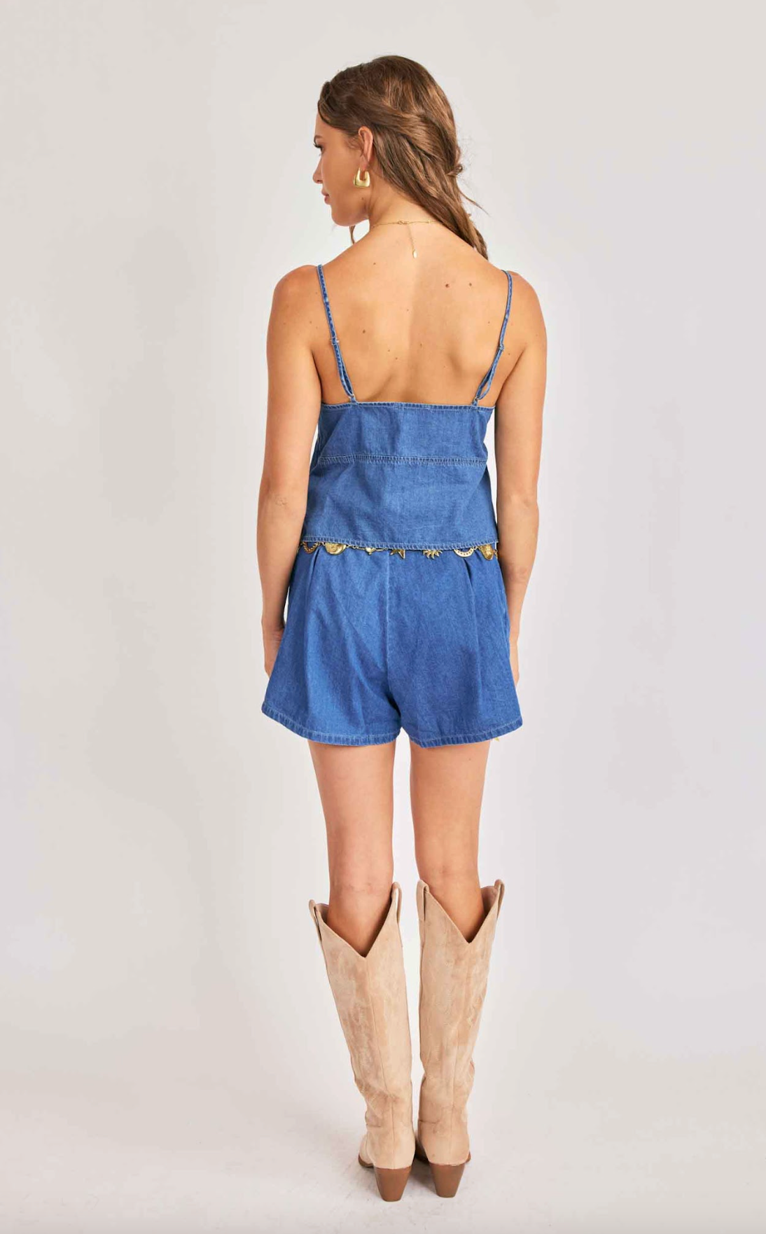 Rango Dark  Chambray Tank