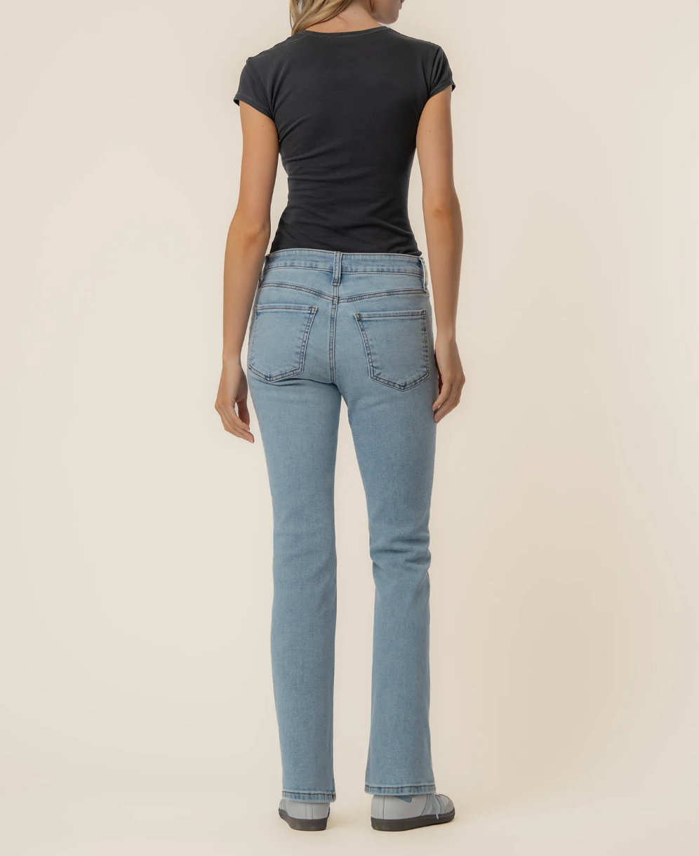 Kelsey High Rise Ankle Flare (Cure Wash)