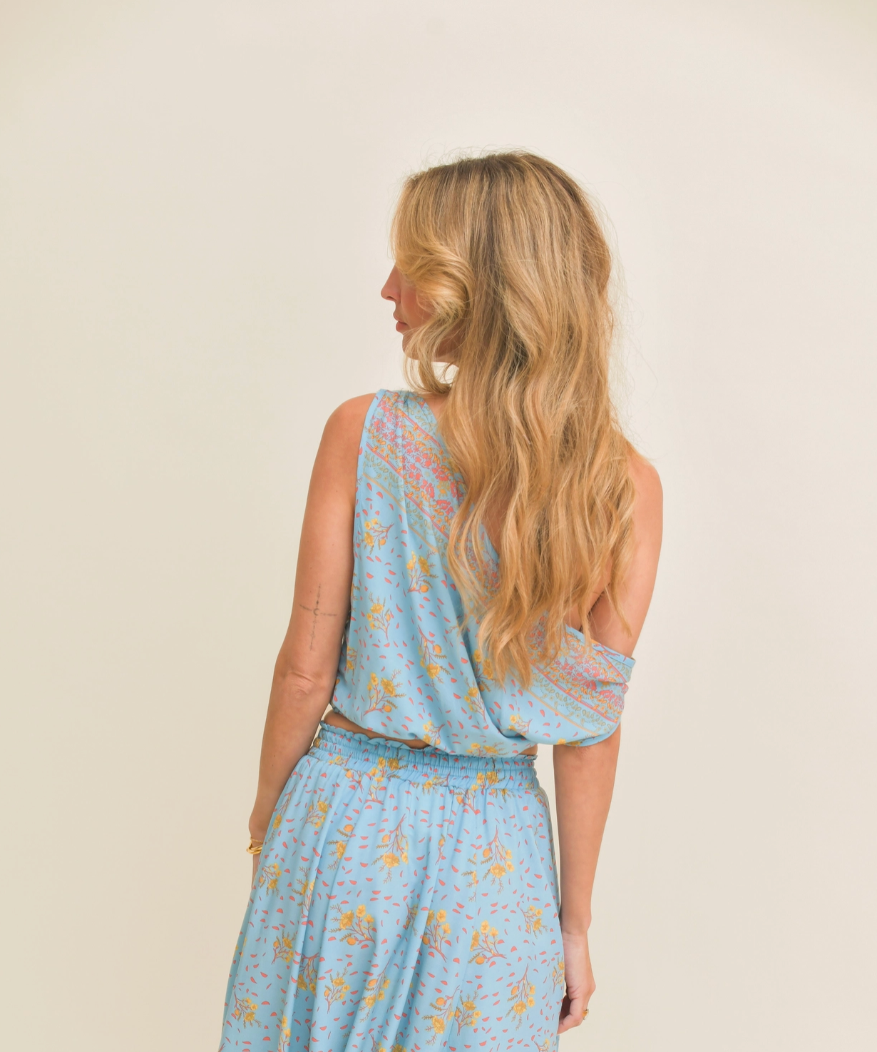 Laguna Fleur Print Elka Crop Top