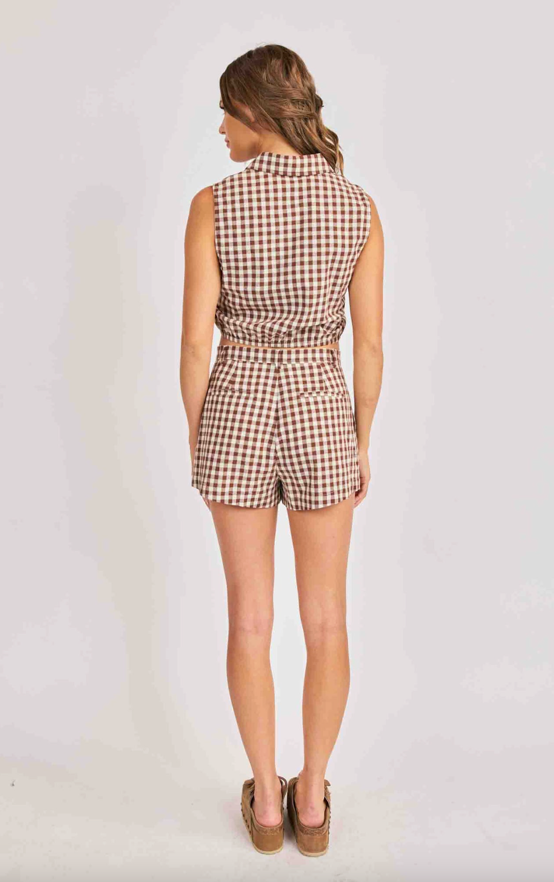 Mustang Gingham Shorts
