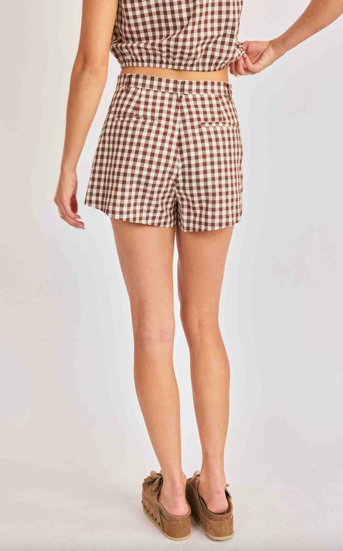 Mustang Gingham Shorts