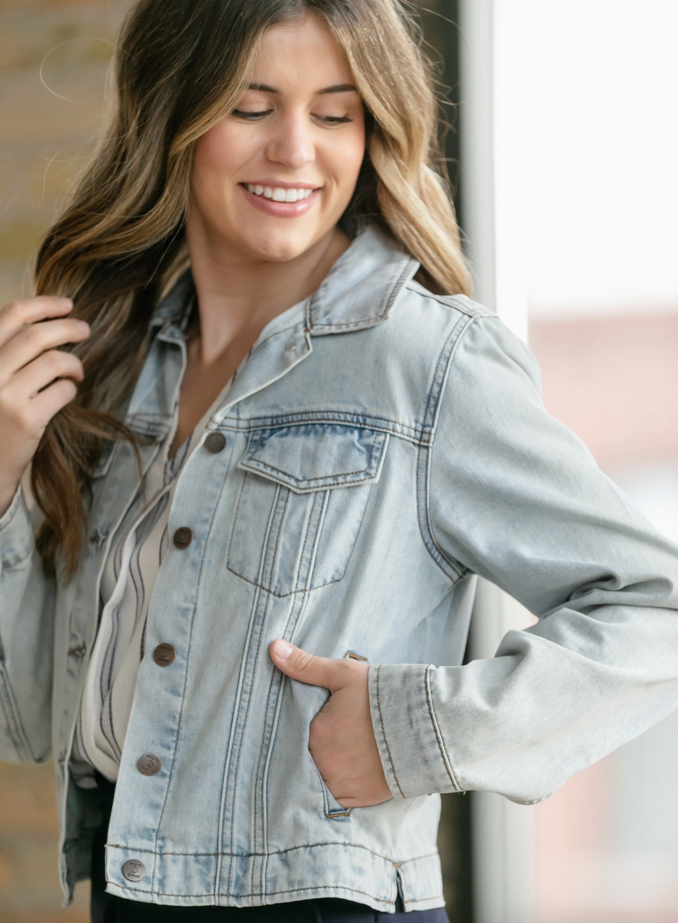 Shea Lightweight Denim Jacket