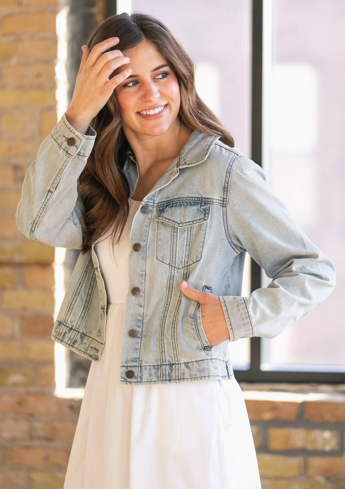 Shea Lightweight Denim Jacket