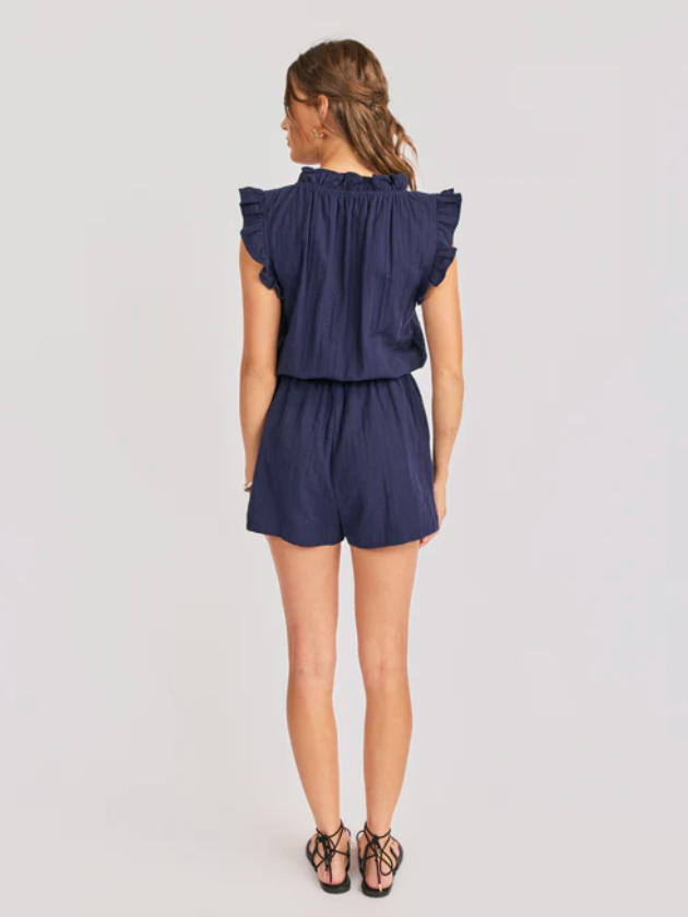 Lilah Ruffle Sleeve Romper