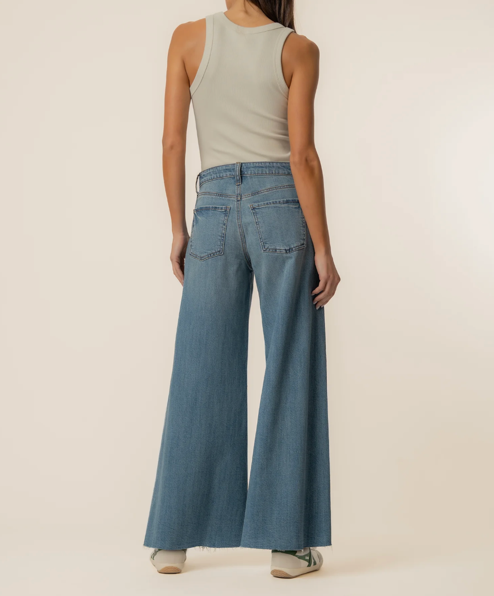 Blake High Rise Super Wide Leg, Exclusive in Wishfulness Wash