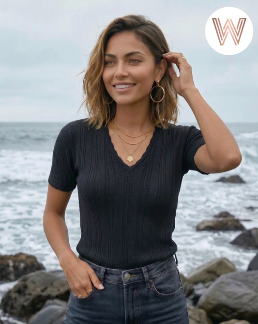Ella V-neck Tee