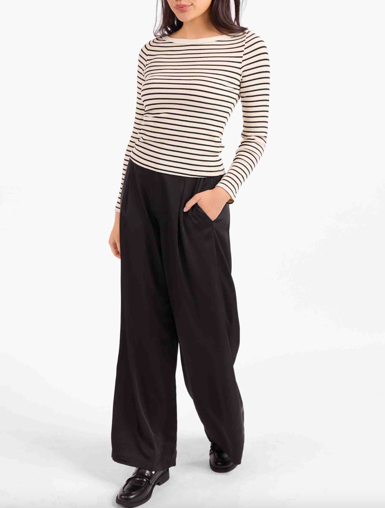 Brioche Boatneck Top