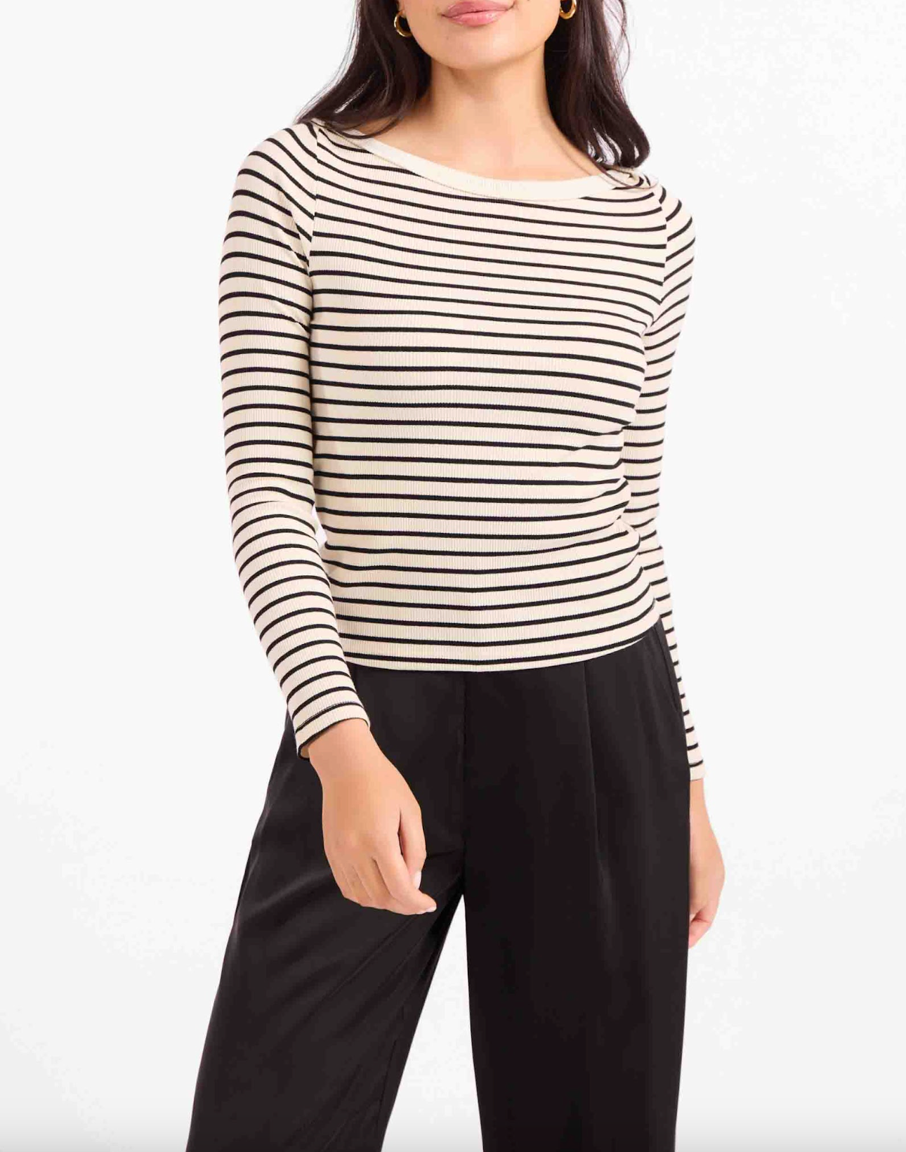 Brioche Boatneck Top