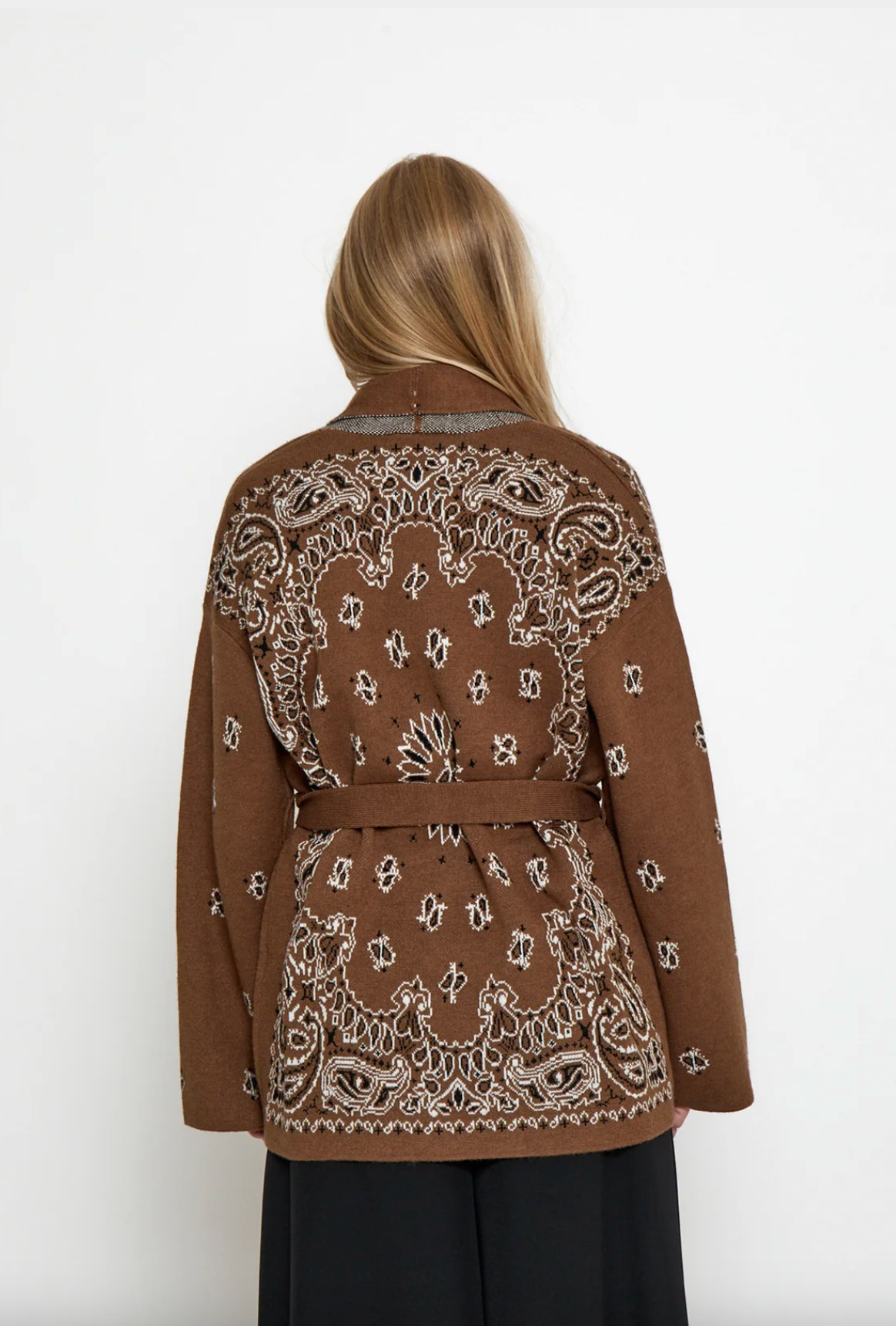Shannie Cardigan - Toffee Jacquard