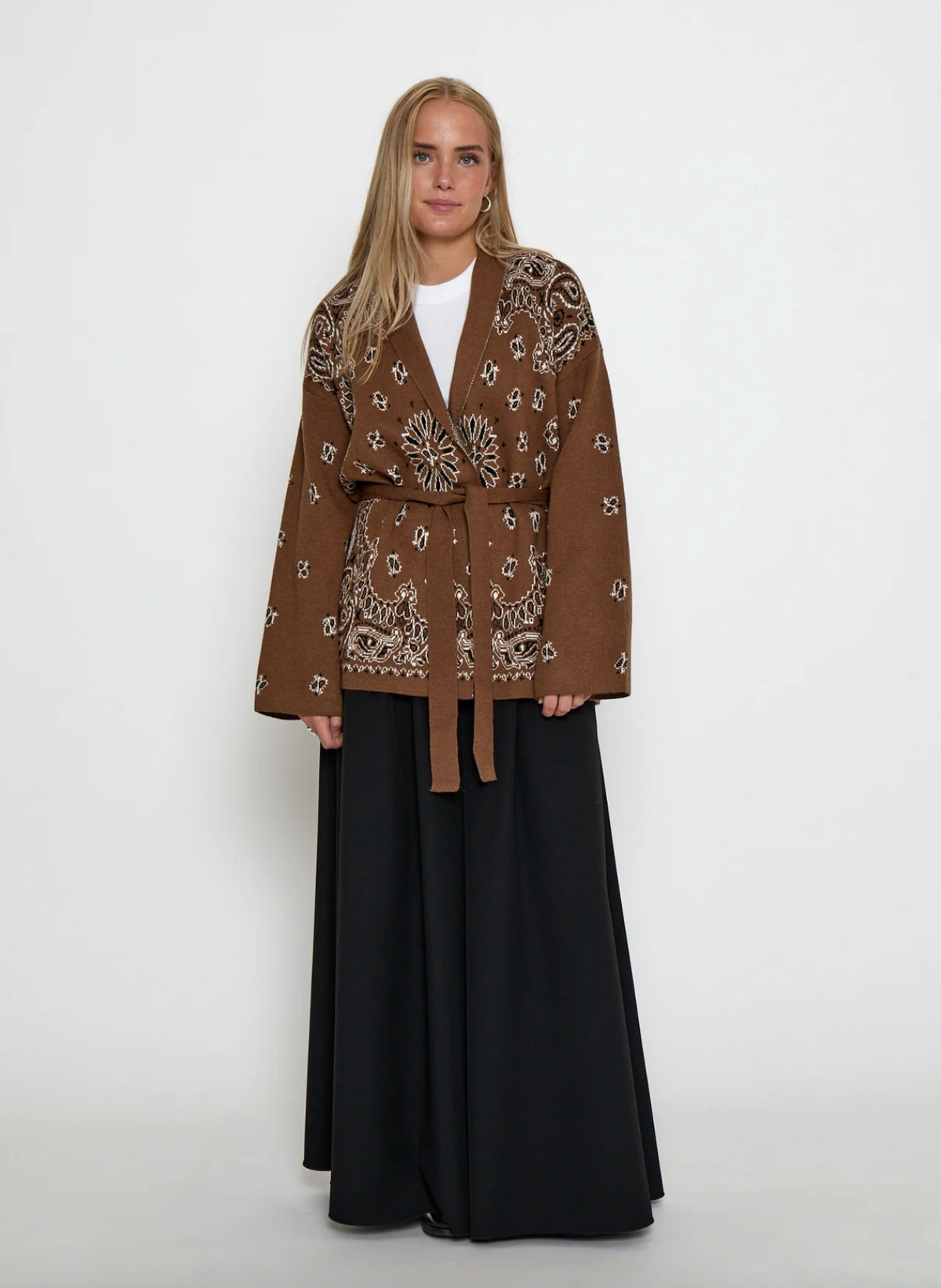Shannie Cardigan - Toffee Jacquard