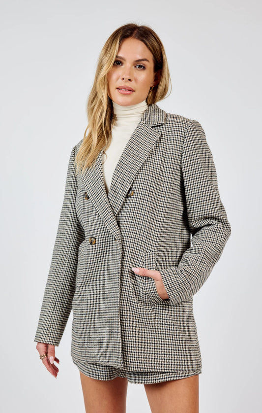 Spinning Records Houndstooth Blazer