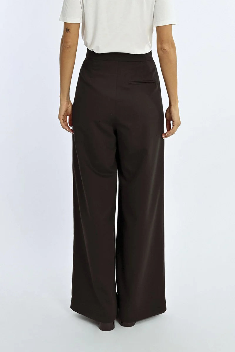 Young Ladies Straight Pleated Pants