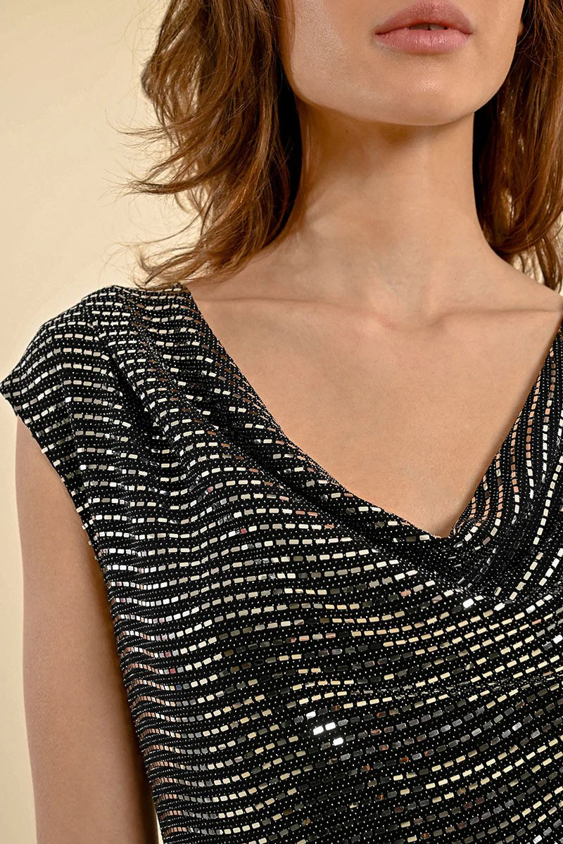 Short Cowl Neck Dress