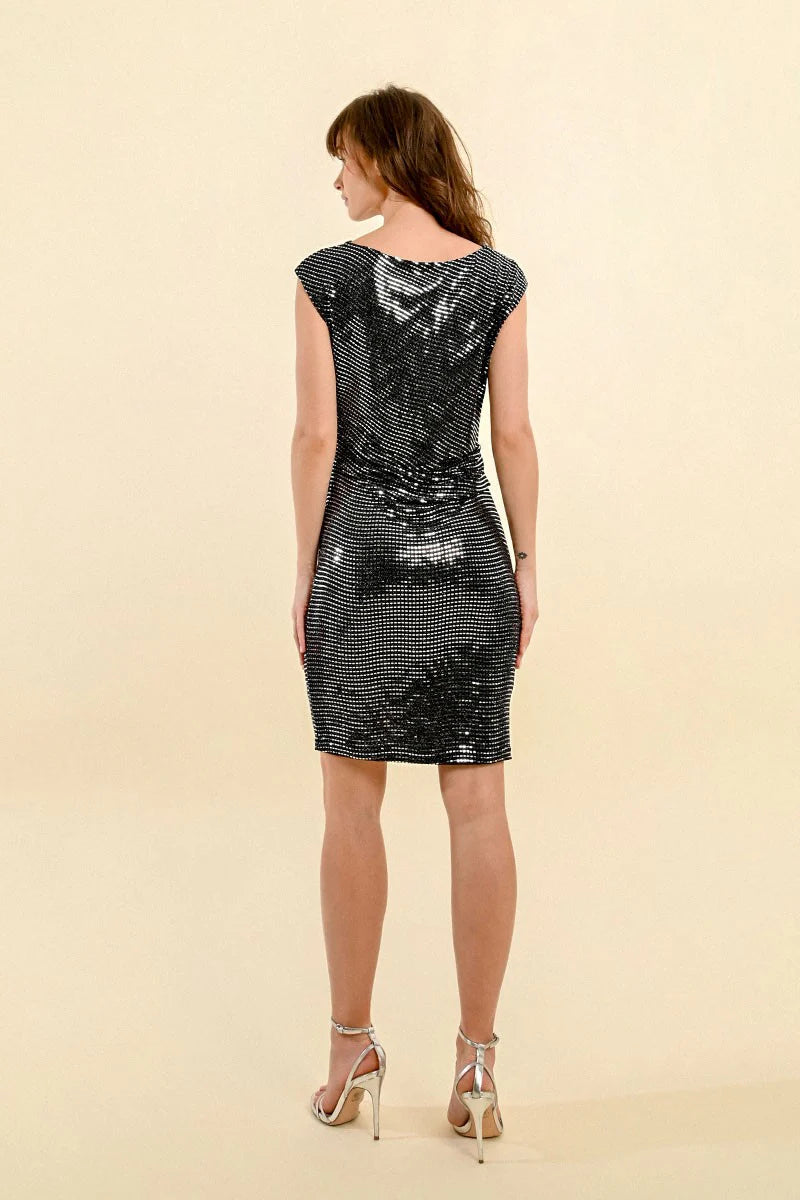 Short Cowl Neck Dress