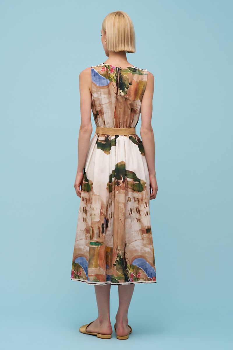 Astrid Printed Dress