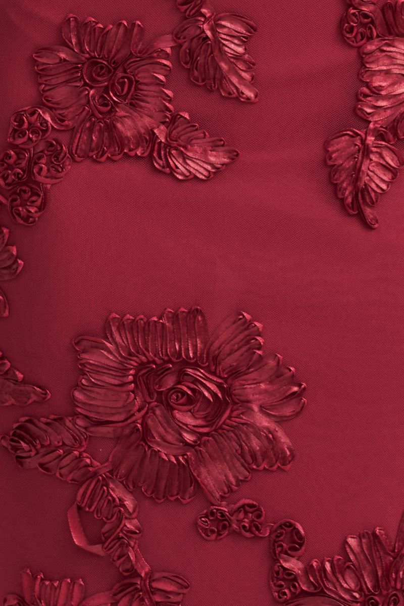 Midi Skirt -Red