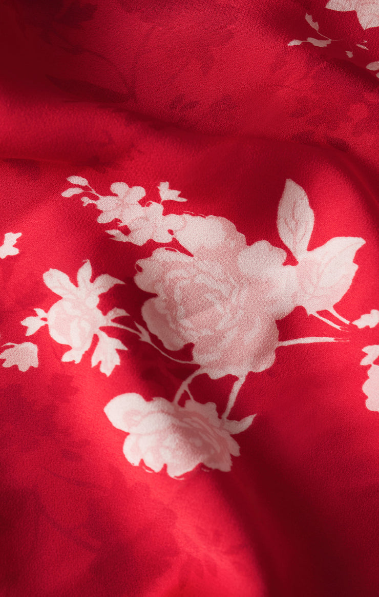 Alyse Darya Floral Maxi Dress (Kiss Me Red)