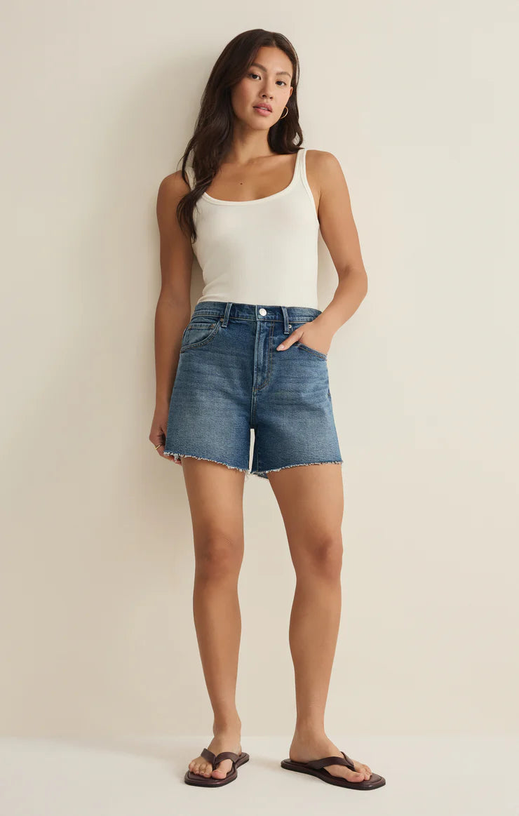 Jonah Mid Rise Denim Short