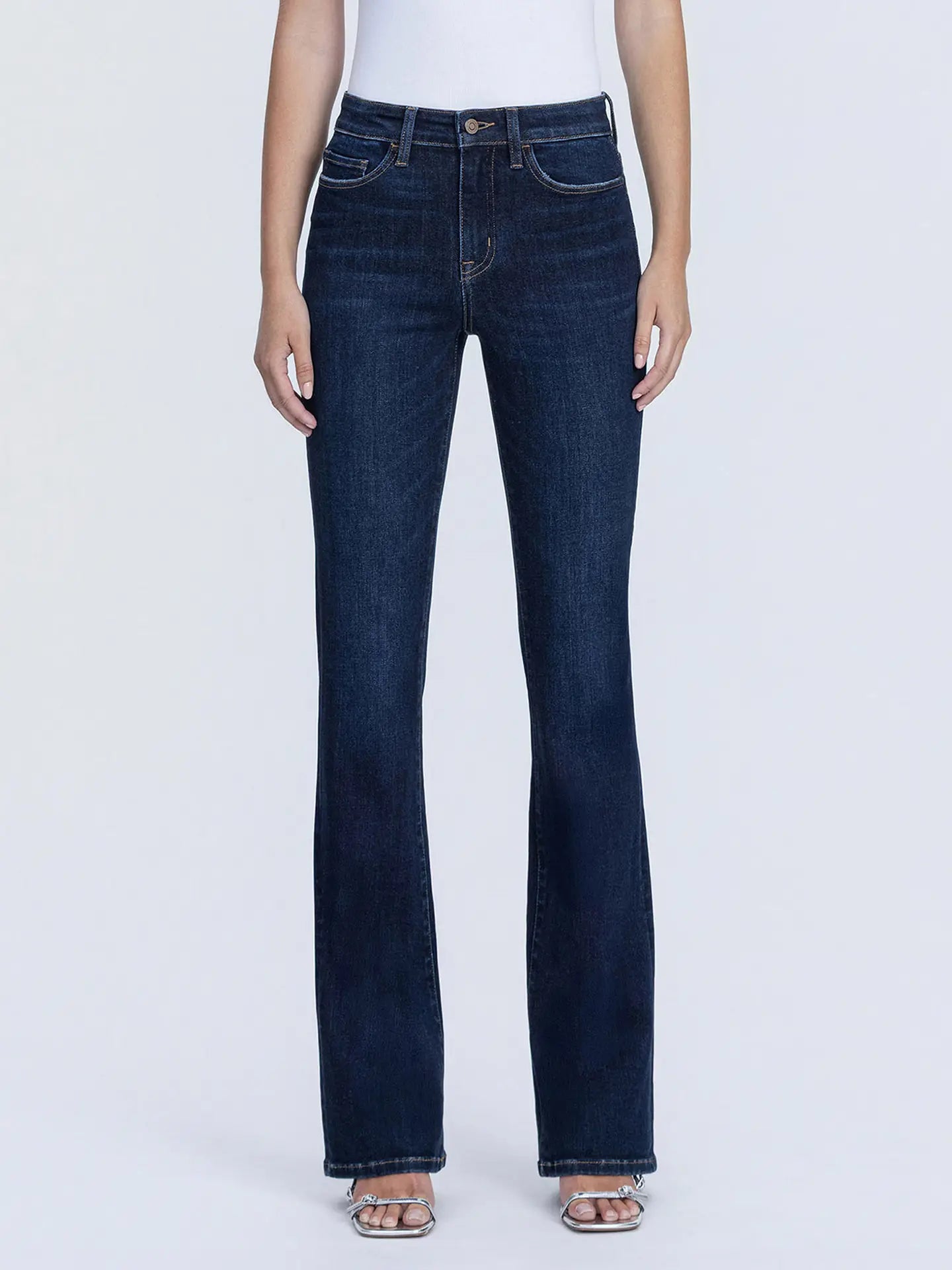 High Rise Dark Wash Bootcut Jeans (Wind River)