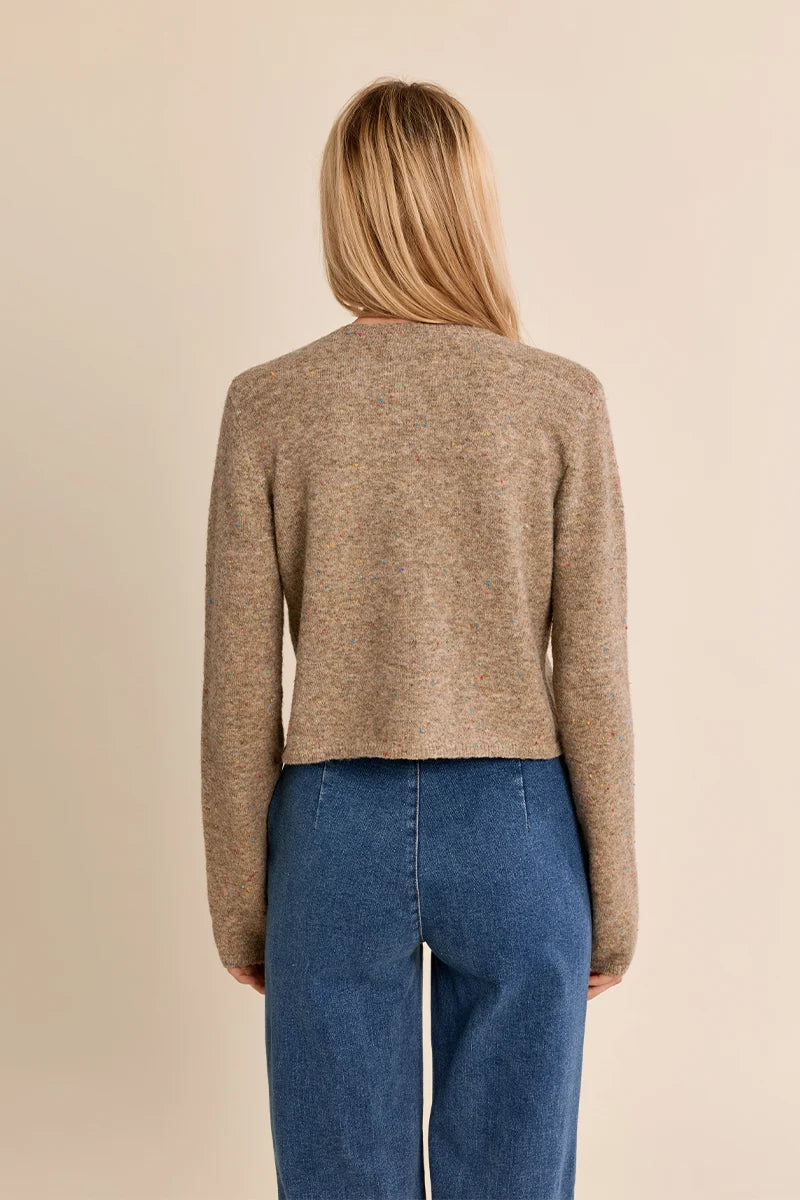 Short, fitted cardigan