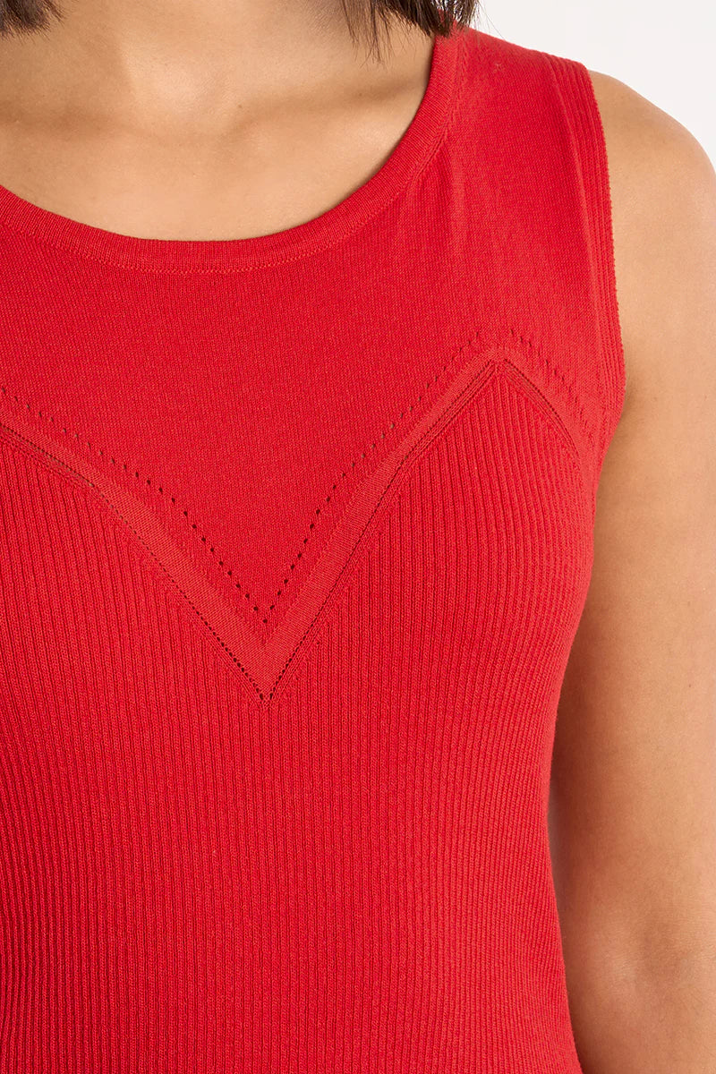 Knitted tank top
