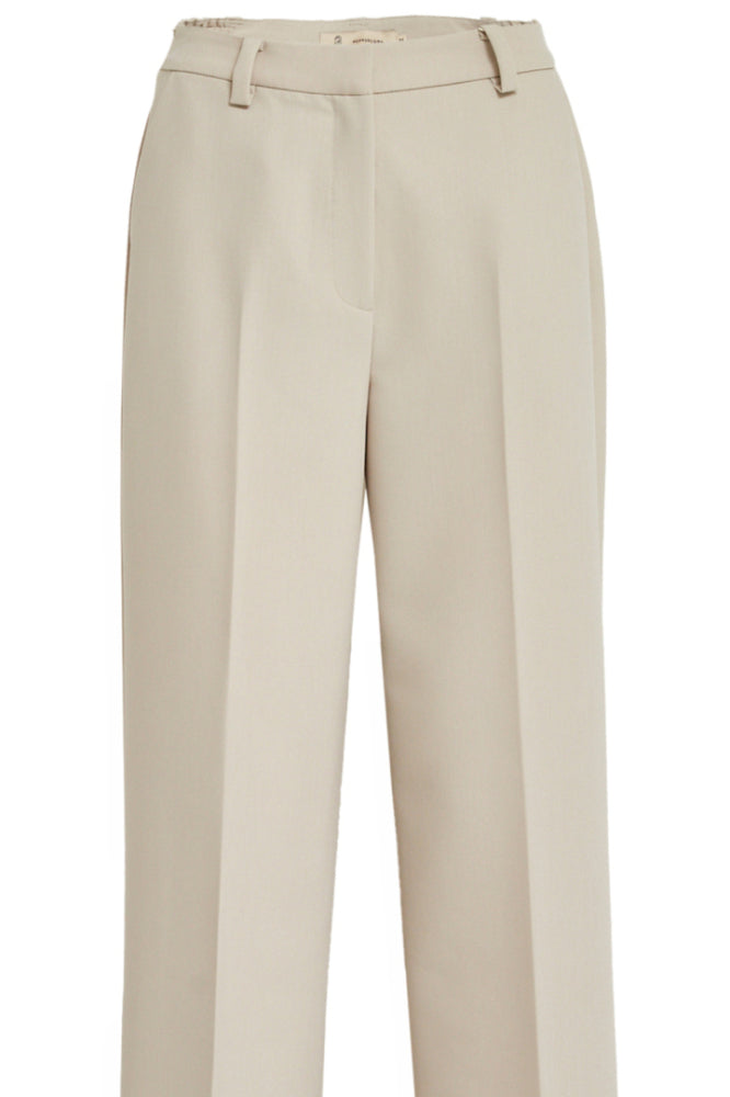 Gina Straight Pant (Creme)