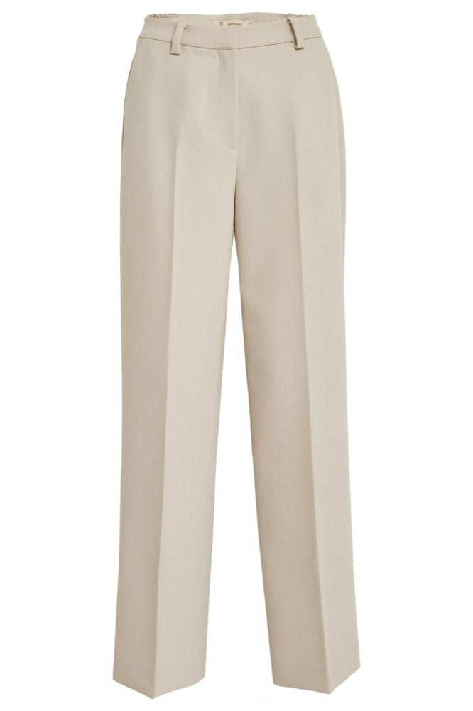 Gina Straight Pant (Creme)