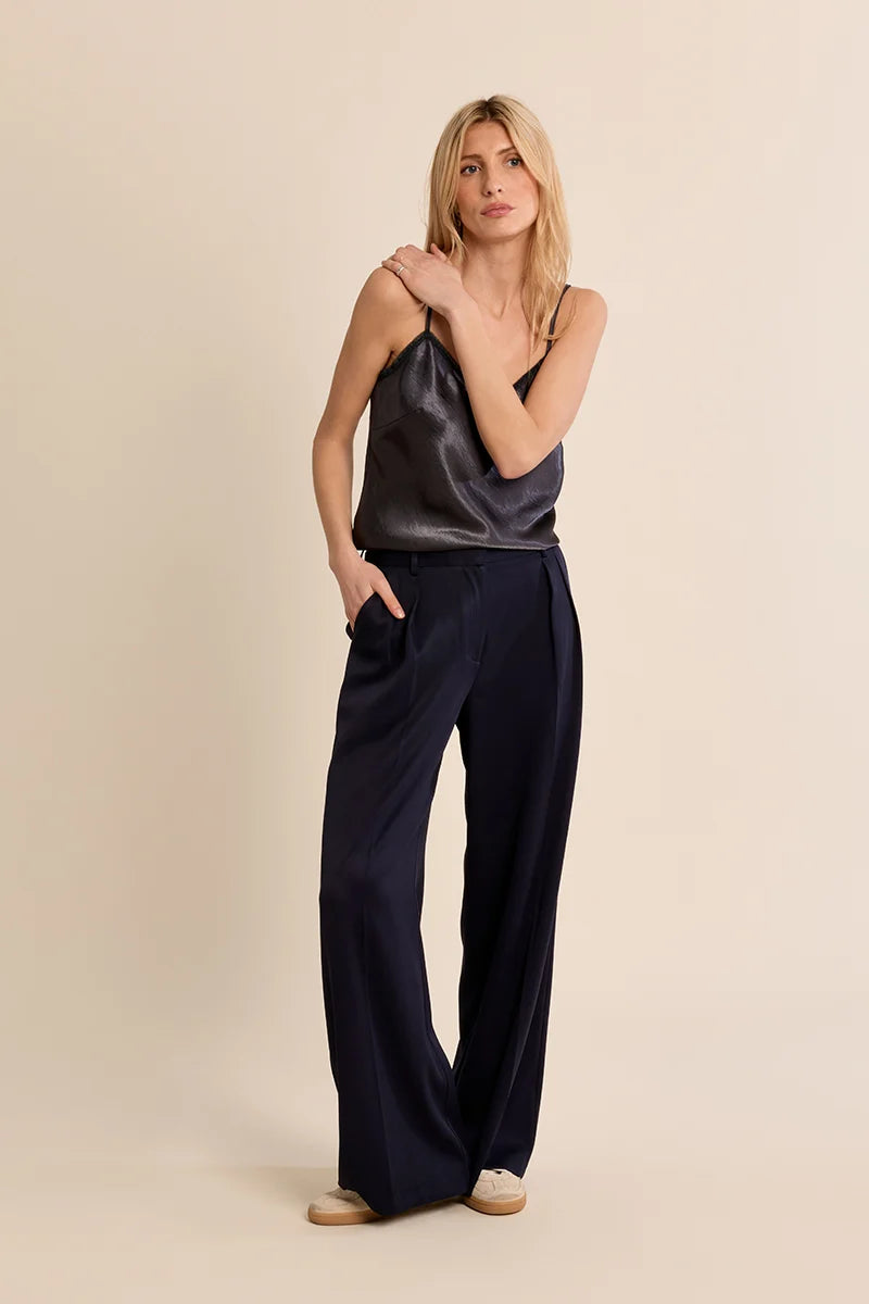 Satin Camisole (Gun Metal)