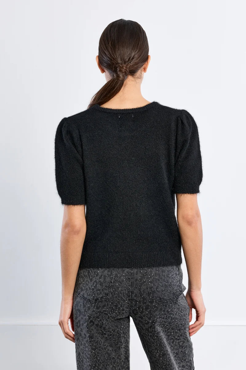 Sequin Bow Sweater