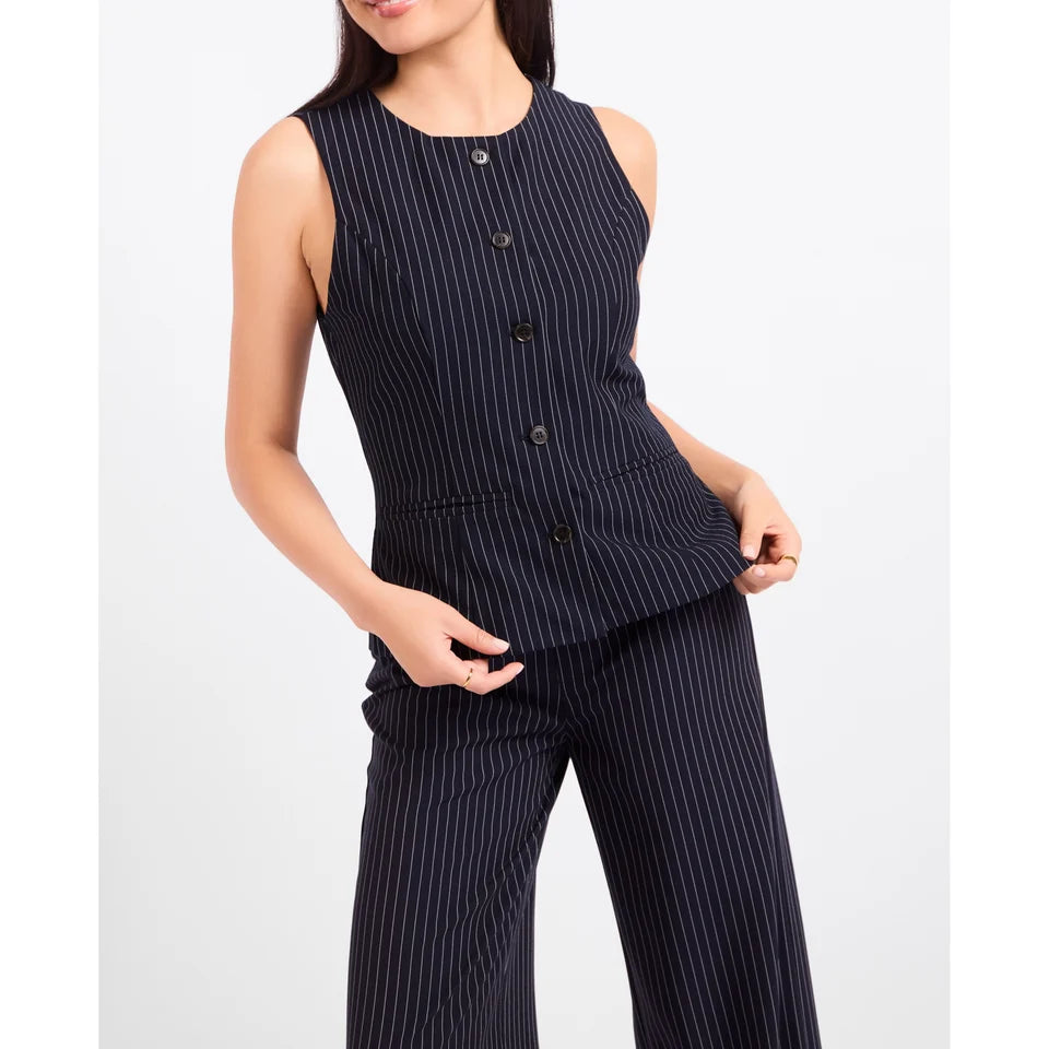 East Gate Pinstripe Waistcoat