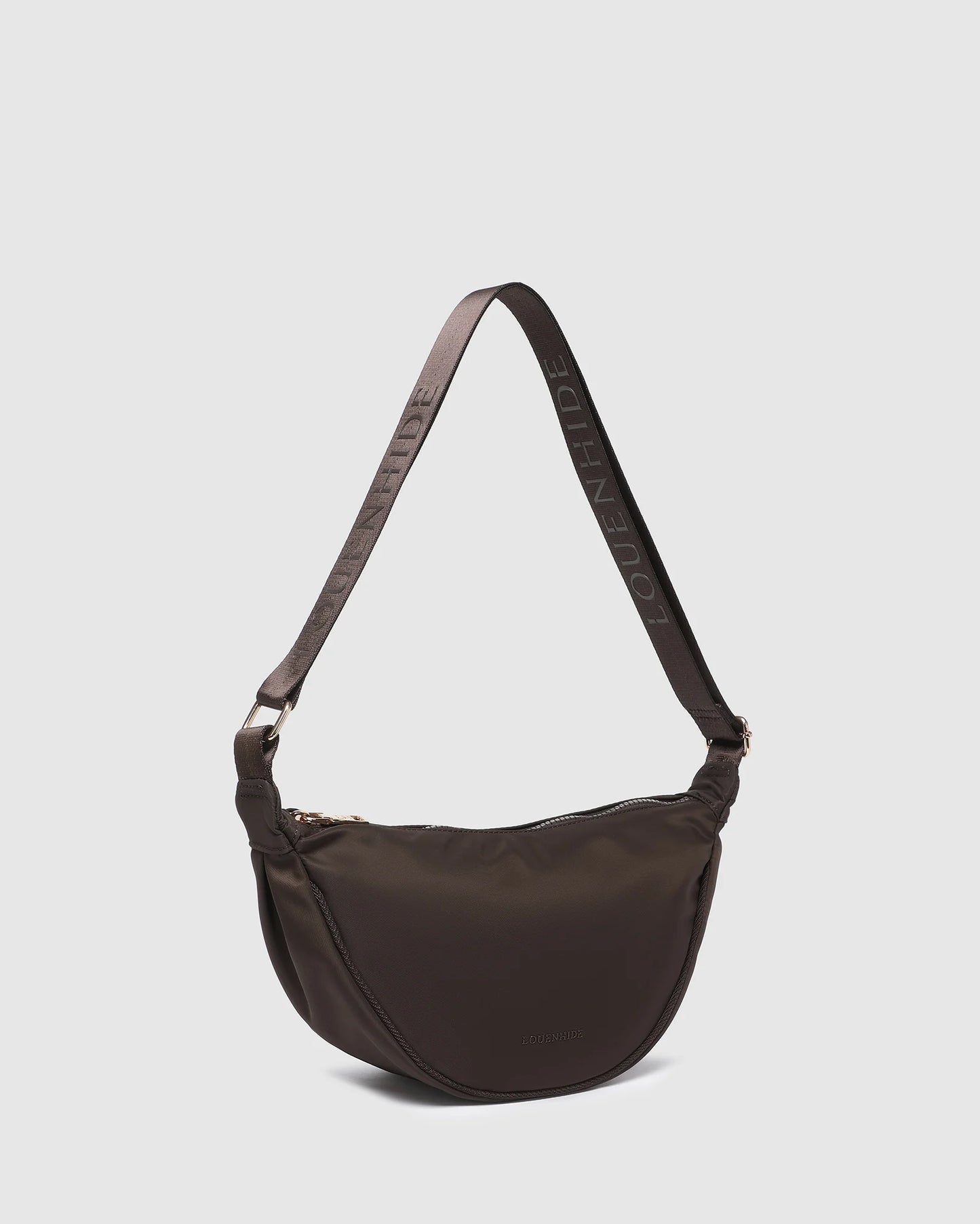 Sylvia Nylon Sling Bag (Chocolate)
