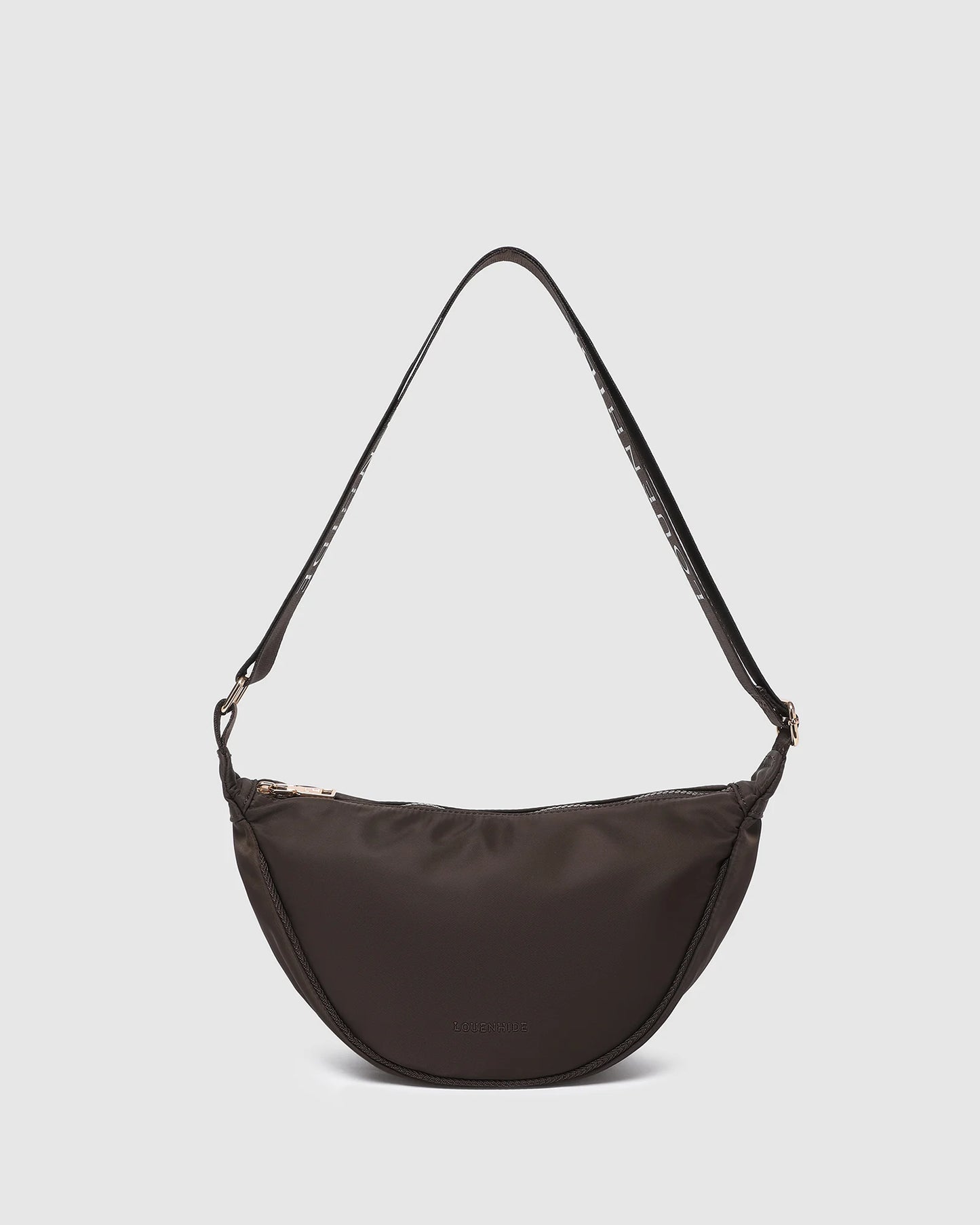 Sylvia Nylon Sling Bag (Chocolate)