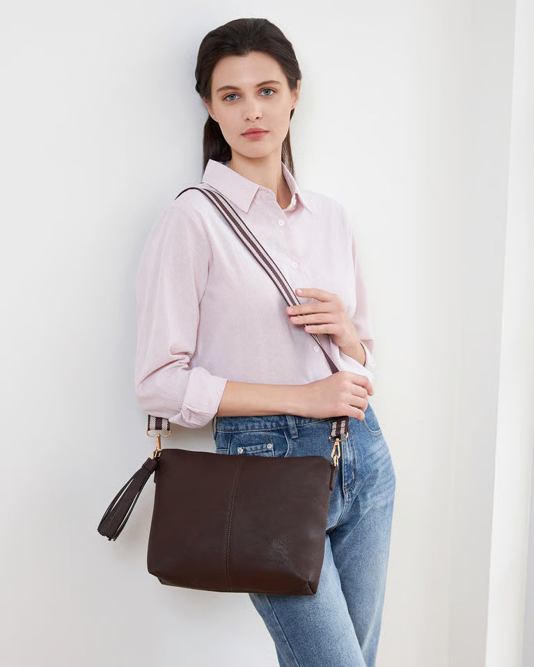 Daisy Stripe Crossbody Bag