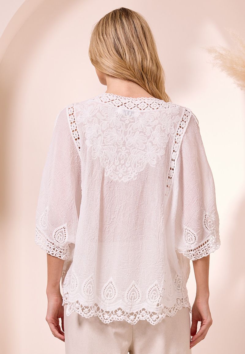 Rafina Blouse (White)